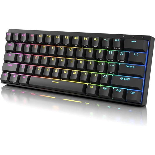 Durgod Venus 60% RGB Mechanical Keyboard — 61 Keys, USB-C – certified refurbished
